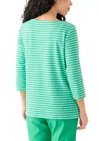 Petite Square Neck Top