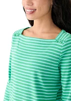 Petite Square Neck Top