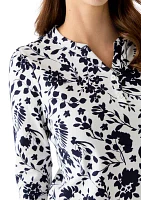 Petite Printed Top