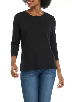 Women's 3/4 Sleeve Slub T-Shirt