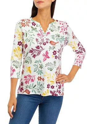 Women's Floral Printed Top