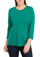 Women's 3/4 Sleeve Fashion T-Shirt