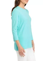 Women's 3/4 Sleeve Crew T-Shirt