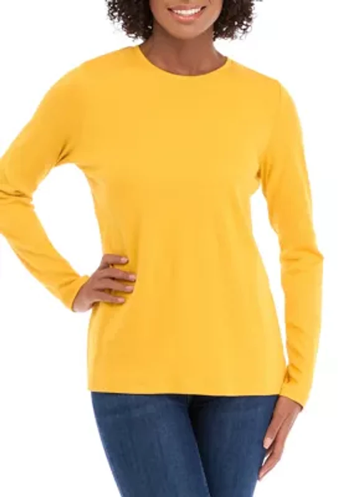 Women's Long Sleeve Crew Neck T-Shirt