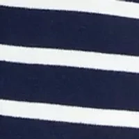 Women's Striped Polo Top