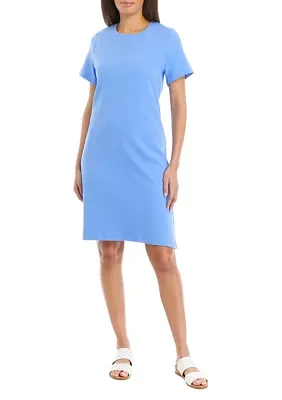 Women's Short Sleeve Crew Neck Dress