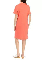 Women's Short Sleeve Polo Dress