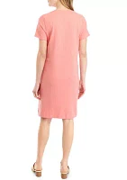 Women's Short Sleeve Crew Neck Dress