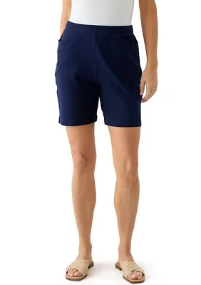 Women's Knit Solid Shorts