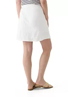 Women's Wrap Front Knit Skort