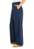 Women's High Rise Tab Waist Trouser Pants