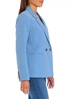 Women's Double Breasted Crepe Blazer