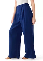 Women's Relaxed Pleat Front Trouser Pants