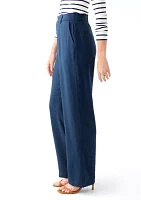 Women's Button Front Trouser Pants