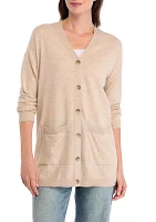 Petite Open Front Duster Cardigan