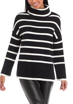 Petite Turtleneck Tunic Sweater