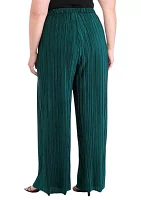 Plus Pleated Wide Leg Pants