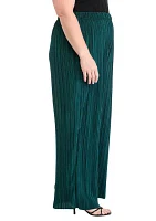 Plus Pleated Wide Leg Pants