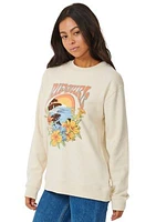 Women's Flora Desto Regular Crew Neck Graphic Sweater