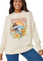 Women's Flora Desto Regular Crew Neck Graphic Sweater