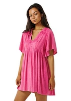 Women's Tiki Embroidered Dress