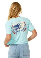 Women's Dancing Crop Graphic T-Shirt