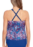 New Americana Liberty Paisley Swim Top