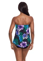 Floral Aura Bandeau Hankini