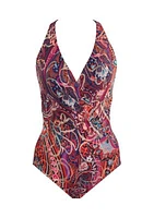 Dynasty Wrapsody One Piece Swimsuit