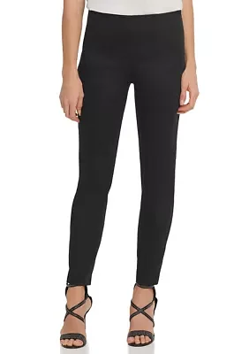 Slim Leg Pull On Ponte Pants