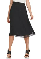 Foundation Pull On Pleated Skirt