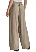 Women's Wide Leg Drapey Twill Pants