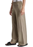 Women's Wide Leg Drapey Twill Pants