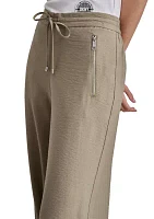 Women's Wide Leg Drapey Twill Pants