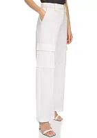 Women's Cargo Wide Leg Pants