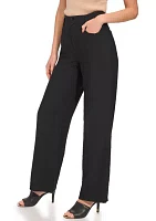 Women's Crinkle Wide Leg Pants