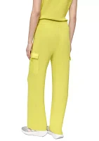 Women's Woven Pocket Athletic Sweater Pants