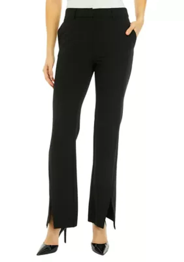 Women's Slit Front Fine Twill Pants