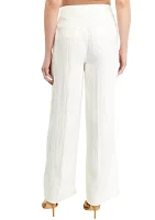 Women's Textured Wide Leg Pants