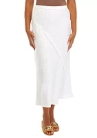 Women's Linen Midi Skirt