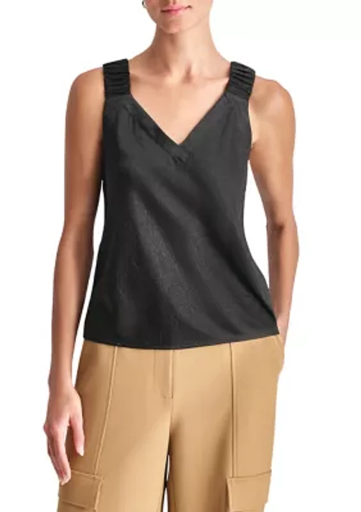 Women's Contrast Strap Tank Top