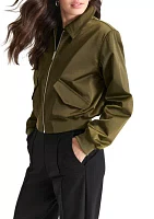 Women's Zip Front Bomber Jacket