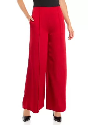 Women's Wide Leg Satin Pants