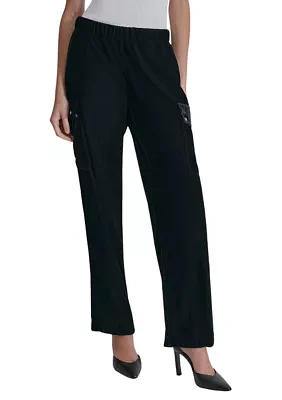 Women's Velvet Cargo Pants