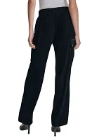 Women's Velvet Cargo Pants