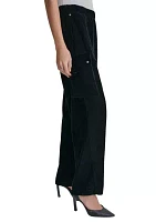 Women's Velvet Cargo Pants