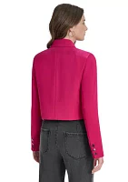 Women's Long Sleeve Two Button Notch Collar Blazer