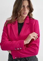 Women's Long Sleeve Two Button Notch Collar Blazer