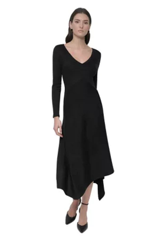 Women's Asymmetric Hem Dress