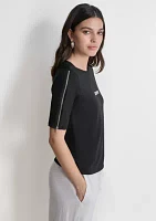 Women's Elbow Sleeve Logo Graphic T-Shirt